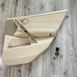 2007-2010 BMW X3 Rear Inner Door Trim Panel Right Passenger Side RH Beige OEM